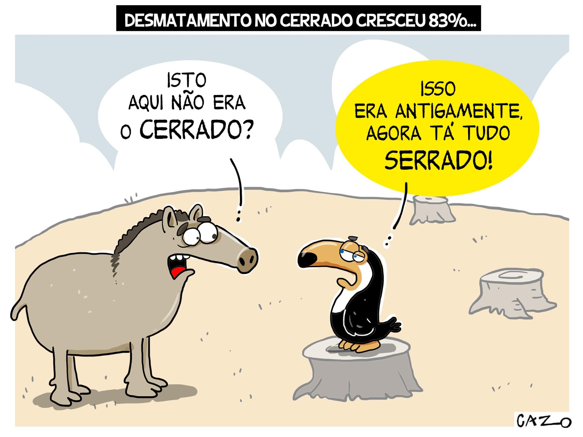 Charge Desmatamento No Cerradp Blog Do AFTM