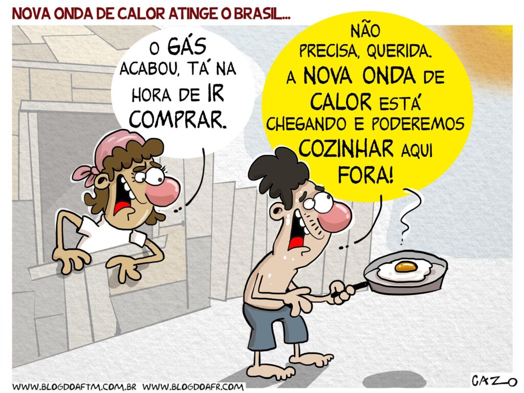 Charge Nova Onda De Calor Atinge O Brasil Blog Do AFTM