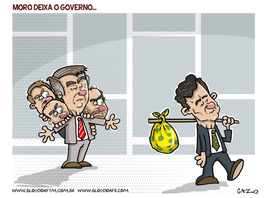 Charge Moro Deixa O Governo Blog Do Aftm