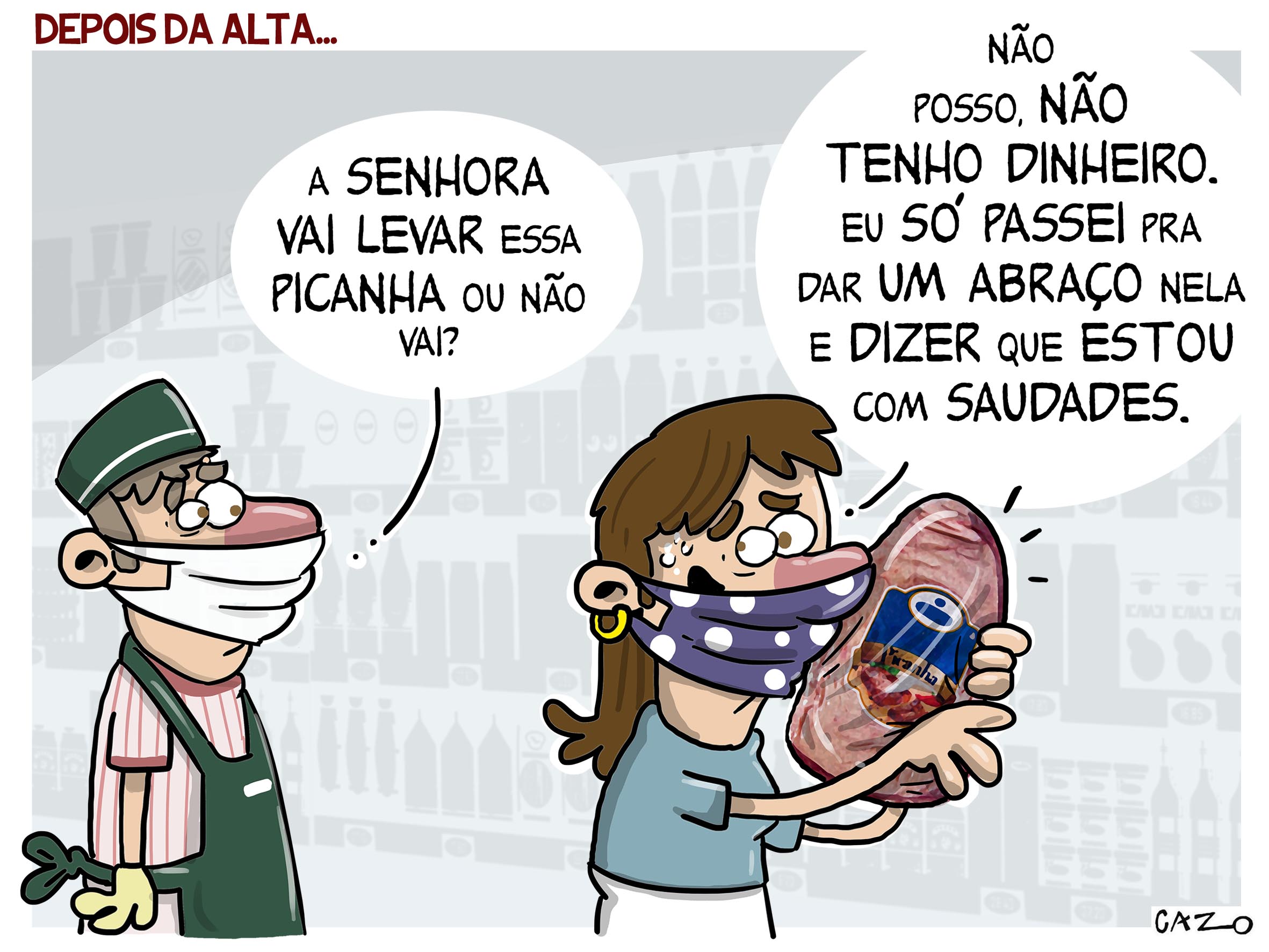 Charge em homenagem aos resultados positivos da campanha de