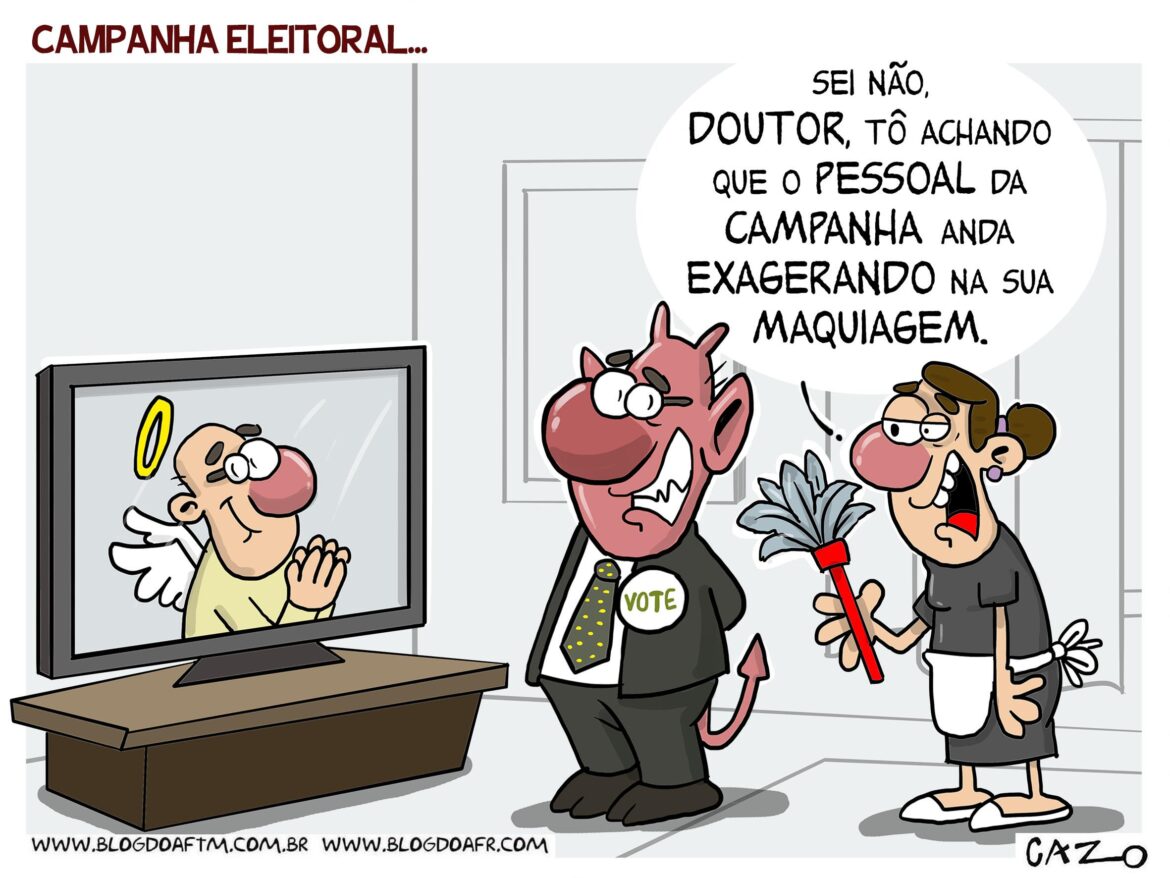 Charge Campanha Eleitoral Blog Do Aftm