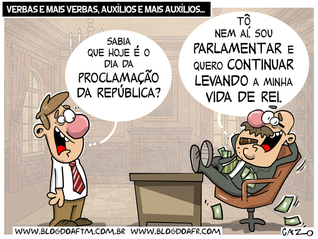 #Charge:Verbas e auxílios - Blog do AFTM